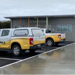 TARANAKI YARD & OFFICES ALMOST COMPLETE