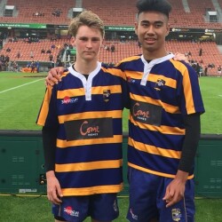 Youngsters play at Waikato Stadium