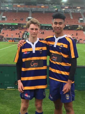 Youngsters play at Waikato Stadium