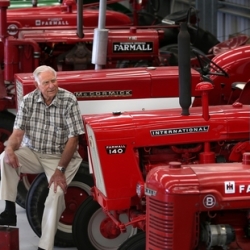 Tractor enthusiast fuels his passion for machines